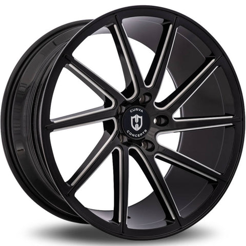 Curva Concepts C22 Series 5x4.5 20x10in. 40mm. Offset Wheels (C22-20101144073BMF)