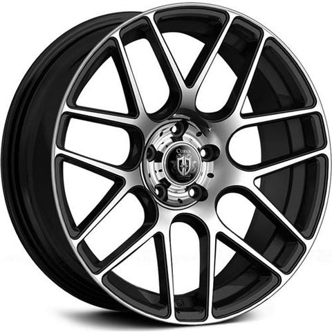 Curva Concepts C7 Series 5x120 19x9.5in. 25mm. Offset Wheels (C7-19951202572BMF)