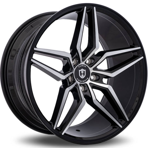 Curva Concepts C25 Series 5x120 20x10in. 40mm. Offset Wheels (C25-20101204072BMF)