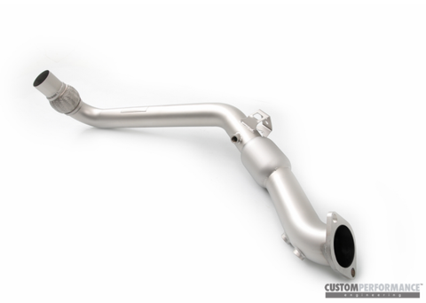 CP-E QKspl Downpipe w/ High Flow Cat | 2015+ Ford Mustang Ecoboost (FDDP00006T)