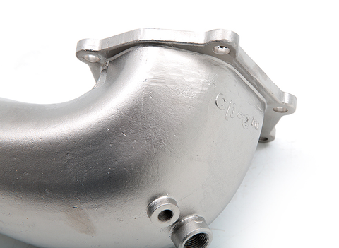 CP-E QKspl Cast Bellmouth Downpipe | 2008-2015 Mitsubishi Evolution X (MTDP00002T)