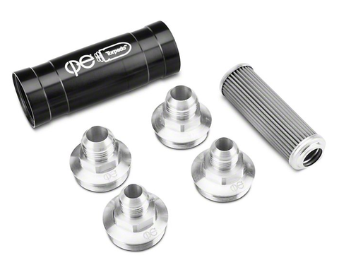 CP-E Torpedo In-Line Fuel Filter - 8AN In/Out (UNFF00001B)