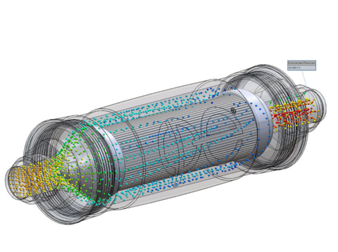 CP-E Torpedo In-Line Fuel Filter - 8AN In/Out (UNFF00001B)