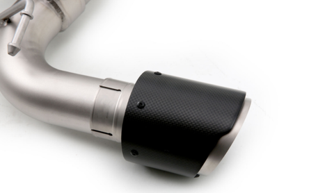 CP-E Carbon Fiber Cut-Edge Exhaust Tips | 2016+ Ford Focus RS (UNSA00001C)