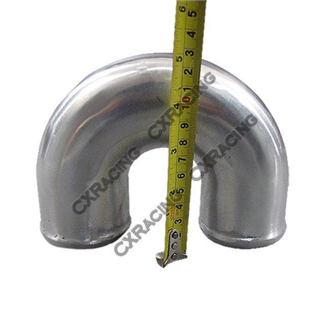 CXRacing 2.5" OD Cast Aluminum 180deg Elbow (EB250-U-CAST-P)