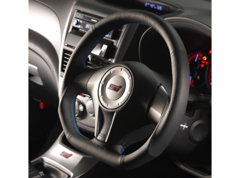 DAMD D-Shaped Leather Steering Wheel | Multiple Subaru Fitments (SS358-DL)