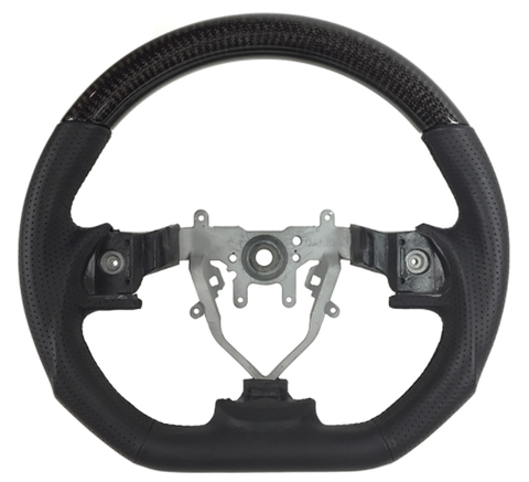 DAMD D-Shaped Black Carbon Steering Wheel | Multiple Subaru Fitments (SS358-DL-KCK)