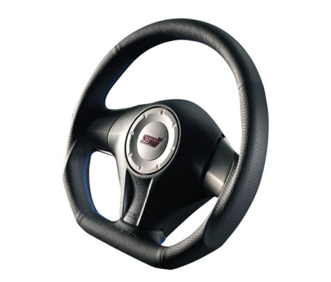 DAMD D-Shaped Leather Steering Wheel | Multiple Subaru Fitments (SS358-DL)