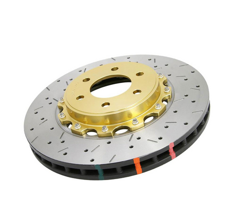 DBA Street Series Drilled & Slotted Disc Brake Rotor (REAR) | 2015+ Ford Ecoboost Mustang (DBA2165BLKX)