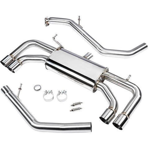 DC Sports Stainless Steel Exhaust System | 2019-2021 Toyota Corolla Hatchback 2.0L (SCS4610/BK)