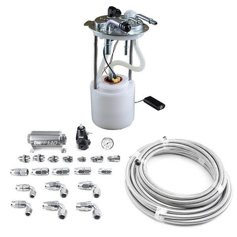 DeatschWerks DW400 Fuel Pump Module and Plumbing Kit | Multiple Fitments (9-401-601-7015/9-401-602-7015)