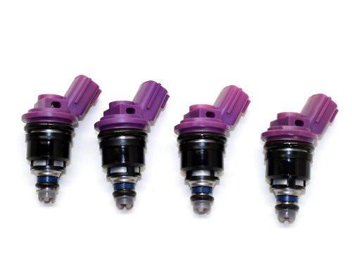 DeatschWerks 550cc Side Feed Fuel Injector Set of 4 | 1991