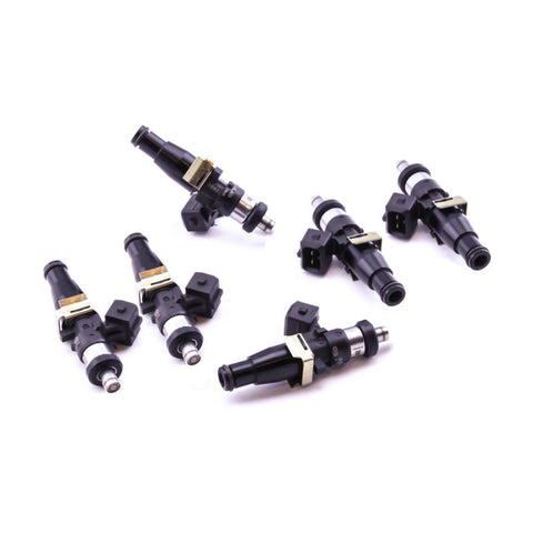 DeatschWerks Bosch EV14 1500cc Injectors - Set of 6 | 1989-1994 Nissan Skyline RB20DET / 1989-2002 Nissan Skyline RB26DETT (16M-05-1500-6)