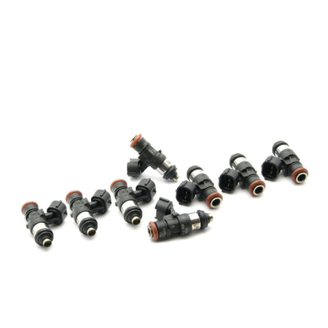 DeatschWerks Bosch EV14 40mm/14mm 220lb/hr Injectors - Set of 8 | Multiple Fitments (16S-00-2200-8)