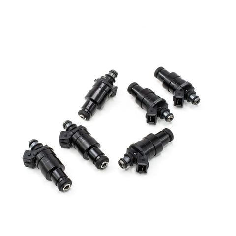 DeatschWerks 1200cc Low Impedance Top Feed Injectors | 1991-1996 Dodge Stealth / 1991-1999 Mitsubishi 3000GT (42M-02-1200-6)