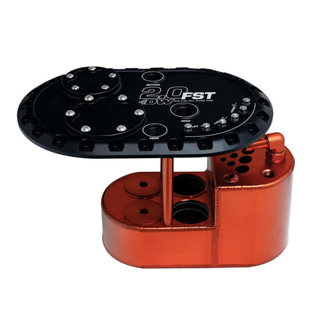 Deatschwerks 2.0L Staged Fuel Cell Universal Surge Tank Fits 4 DW200/DW300/DW400 Fuel Pumps (6-000-20FST)