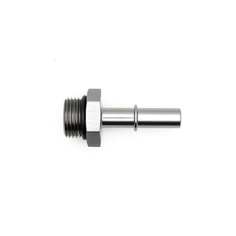 DeatschWerks 8AN ORB Male to 3/8" Male EFI Quick Connect Adapter w/ O-Ring (6-02-0115)