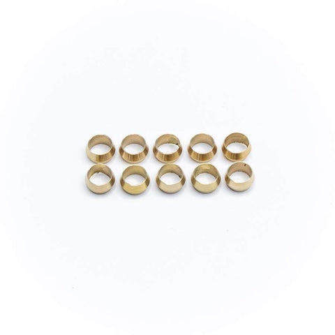 DeatschWerks Hard Line Compression Olives, 5/16" - Pack of 10 (6-02-0117)