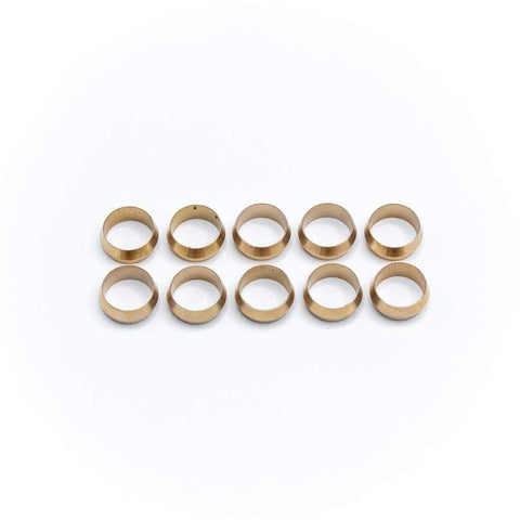 DeatschWerks Hard Line Compression Olives, 1/2" - Pack of 10 (6-02-0119)