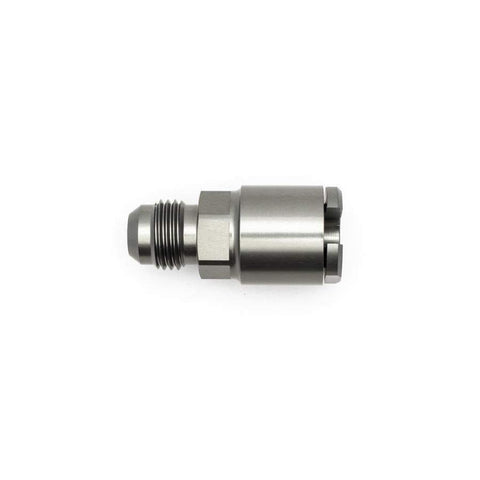 DeatschWerks 6AN Male Flare to 1/4" Female EFI Quick Connect Adapter (6-02-0120)