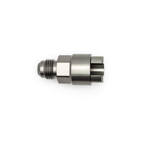 DeatschWerks 6AN Male Flare to 5/16" Female EFI Quick Connect Adapter (6-02-0121)