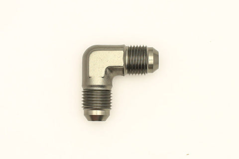 DeatschWerks 6AN Male Flare To 6AN Male Flare 90-Degree Coupler Fitting (6-02-0207)