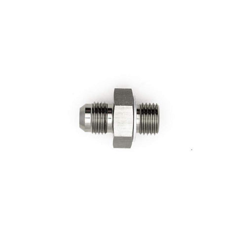 DeatschWerks 6AN Male Flare to M14x1.5 Male Metric Adapter w/ Crush Washer (6-02-0614)