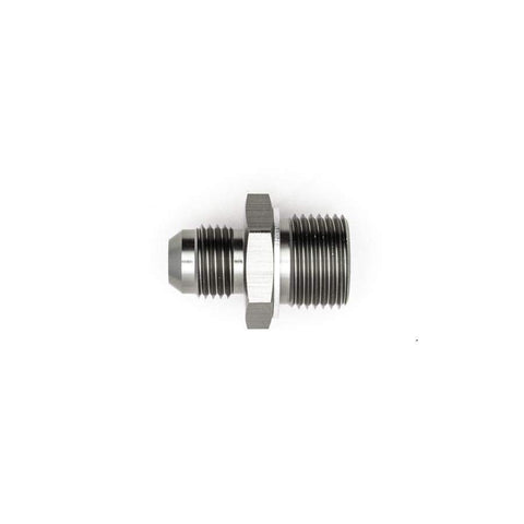 DeatschWerks 6AN Male Flare to M18x1.5 Male Metric Adapter w/ Crush Washer (6-02-0616)