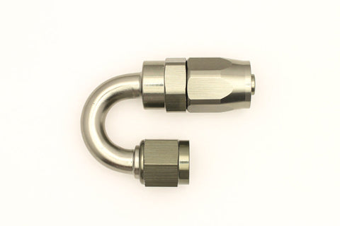 DeatschWerks 6AN Female Swivel 180-Degree Hose End CPE (6-02-0804)