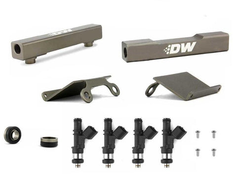 DeatschWerks Top Feed Fuel Rail Upgrade Kit with 1500cc Injectors | Multiple Subaru Fitments (6-102-1500)