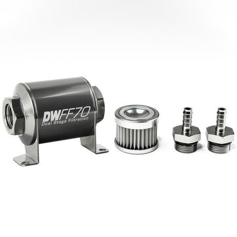 Deatschwerks Universal 70mm 5 Micron Fuel Filter Kit (8-03-070-005K/-10/-38/-516/-6/-8)
