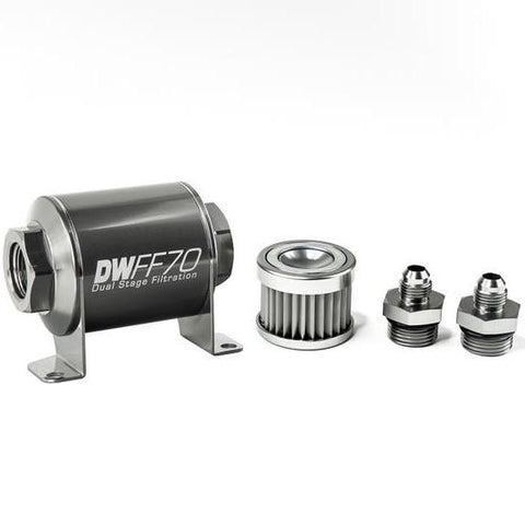 Deatschwerks Universal 70mm 5 Micron Fuel Filter Kit (8-03-070-005K/-10/-38/-516/-6/-8)