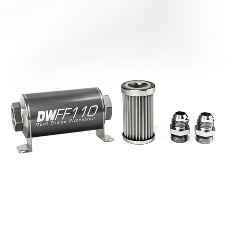DeatschWerks Universal 5 Micron 110mm Fuel Filter Assembly (8-03-110-005K/-10/-38/-516/-6/-8)