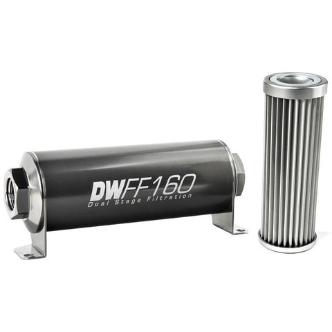 Deatschwerks Universal 5 Micron 160mm Fuel Filter Kit (8-03-160-005K/-10/-38/-516/-6/-8)