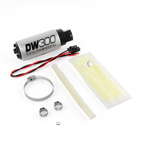 DeatschWerks DW300 340 LPH In-Tank Fuel Pump w/ Install Kit | 92-95 BMW E36 325i (9-301-1031)