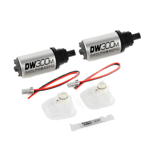DeatschWerks 340 LPH Ford In-Tank Fuel Pumps DW300M Series w/ 07-10 GT500 / GT500KR Install Kit | 2007-2012 Ford Mustang Shelby GT500 (9-305-1035)