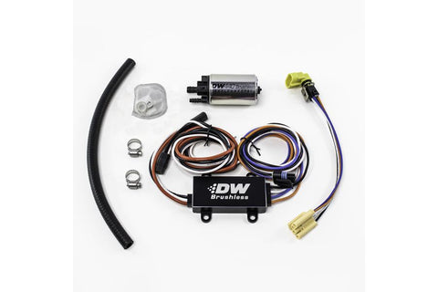 DeatschWerks DW440 Brushless Fuel Pump w/ Dual Speed Controller | '89-'05 Mazda MX-5 / '93-'07 Subaru Impreza (9-441-C102-0903)