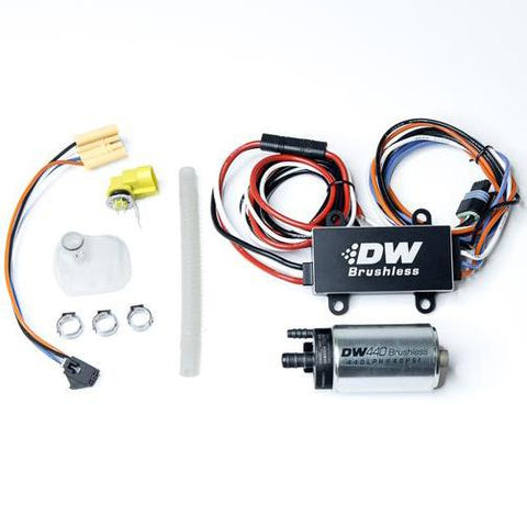 DeatschWerks 440lph In-Tank Brushless Fuel Pump with 9-0904 Install Kit and C103 Controller | 2004-2008 Mazda RX-8 and 2009-2019 Nissan 370Z (9-441-C103-0904)