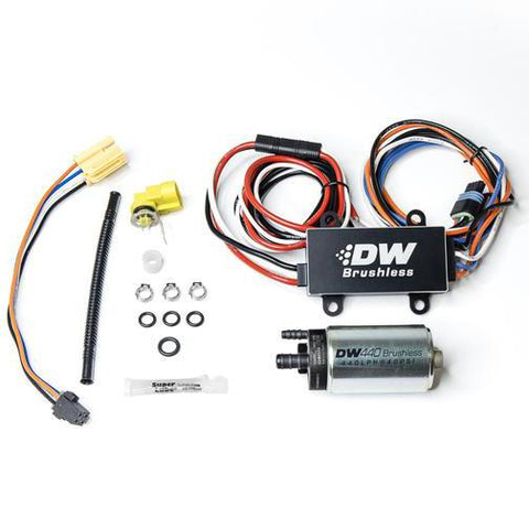 DeatschWerks 440lph In-Tank Brushless Fuel Pump with 9-0902 Install Kit and C102 Controller | 2016-2020 Chevrolet Camaro (9-442-C102-0902)