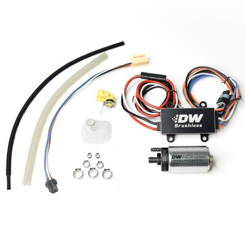 DeatschWerks 440lph In-Tank Brushless Fuel Pump with 9-0909 Install Kit and C102 Controller | 2003-2013 Chevrolet Corvette (9-442-C102-0909)