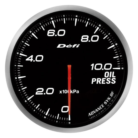 Defi Advance BF JDM Series Link Meter Gauge 60mm Oil Pressure with White Lighting (0kPa to 1000kPa) | (DF10201)