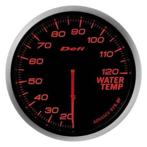 Defi Advance BF JDM Series Link Meter Gauge 60mm Water Temperature with Red Lighting (20 to 120 deg C) | (DF10502)
