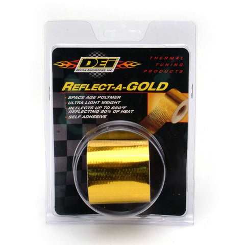 2 15FT Gold Intake Heat Reflective Tape Wrap Self-adhesive High  Temperature