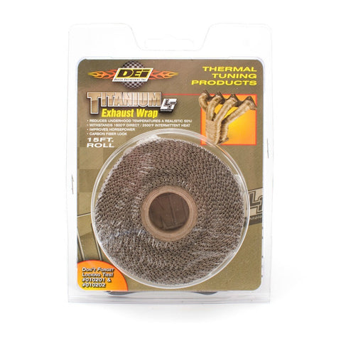 Titanium Exhaust Wrap with LR Technology 2" wide x 25' roll by DEI (010131)