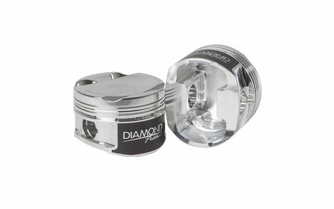 Diamond Pistons 85.5mm Bore -16.5cc Dished Piston Set | 1999-2006 Mitsubishi 4G63 (82010-4)