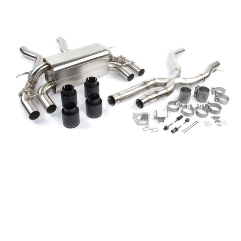 Dinan Free Flow Axle Back Exhaust & X-Pipe | 2019-2020 BMW M2C (D660-0082)