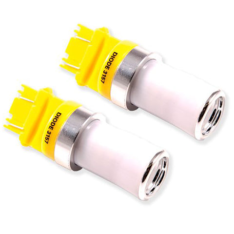 Diode Dynamics 3157 LED Amber Lights | 2001-2003 Honda Civic Coupe, 2000-2003 BMW M5, and 1994-2009 Ford Mustang GT (2x3157_HP48A)