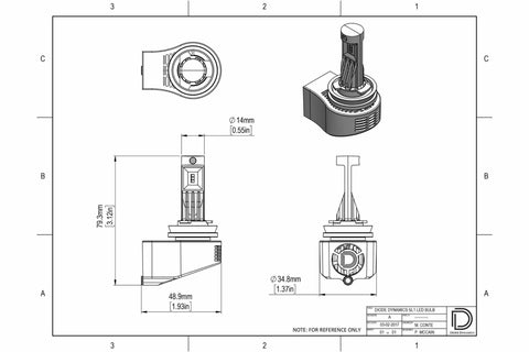 Diode Dynamics DD LED Anti-Flicker Moduless: H11/H9/H8 - Set (DD3021P)