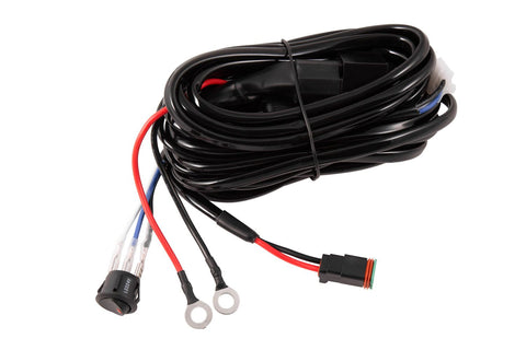 Diode Dynamics Heavy Duty Single Output 2-Pin Offroad Wiring Harness | Universal (DD4031)