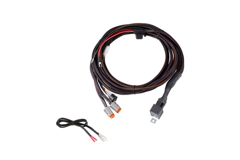 Diode Dynamics Heavy Duty Dual Output 4-pin Wiring Harness | Universal (DD4093)